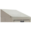 Hallowell KISTT1518PT Steel Locker Accessory - Individual Slope Top 15"W x 18"D x 6"H - Tan