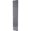 Hallowell KMP1272 Steel Locker Accessory, Universal Finished End Panel 12"Dx72"H - Dark Gray