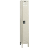 Hallowell U1518-1A Premium Locker Single Tier 15x21x72 - 1 Door Assembled - Tan