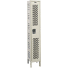 Hallowell U1558-1HDV Heavy-Duty Ventilated Locker Single Tier 15x15x72 - 1 Door Unassembled - Tan