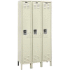 Hallowell URB3288-1A-PT Ready-Built Locker 12"W x 18"D x 72"H Single Tier 3 Wide - Tan