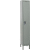 Hallowell UY1558-1A Maintenance-Free Quiet Locker Single Tier 15x15x72 1 Door Assembled - Dark Gray