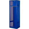 Hallowell Gear Locker WSBN442-1C-GS 24"x24"x72" with Top Shelf, Security Box, Grand Slam, All-Welded