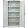 Hallowell 8000 Series Storage Cabinet, 36"Wx18"Dx78"H, Parchment, Unassembled
