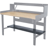 Hallowell Workbench Lower Shelf, 72"W x 12"D