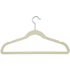 Velvet Touch Suit Hanger, Ivory, 50-Pack - Pkg Qty 2