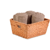 Large Tall Banana Leaf Tote Basket - Pkg Qty 2