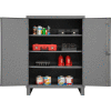Global Industrial™ 12 Gauge Heavy Duty 48" W x 24" D x 66" H Cabinet, Gray