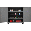 Global Industrial™ 12 Gauge Heavy Duty 60" W x 24" D x 66" H Cabinet, Gray