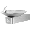 Haws® Barrier-Free SS Push Button Drinking Fountain with Sculpted Bowl