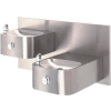 Haws "Hi-Lo" Barrier-Free Wall Mounted 14G SS Drinking Fountain with Back Panel
