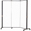 Healthflex Portable Medical Privacy Screen, 3-Panel, White
