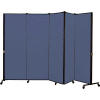 Healthflex Portable Medical Privacy Screen, 5-Panel, Lake
