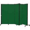 Healthflex Portable Medical Privacy Screen, 5-Panel, Mallard