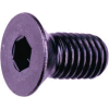 10-32 x 1/2" Flat Socket Cap Screw - Steel - Black Oxide - UNF - Pkg of 100 - USA - Holo-Krome 61004