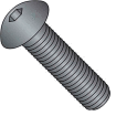 4-40 x 5/16" Button Socket Cap Screw - Steel - Black Oxide - UNC - Pkg of 100 - Holo-Krome 640000030