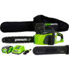 GreenWorks® 20312 G-MAX 40V 16" Cordless Digipro Chainsaw Kit W/4.0Ah Battery & Charger