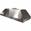 HEMCO® Island Canopy Hood, Stainless Steel, 96"W x 30"D x 18"H