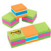 Post-it® Notes Mini Cubes, 2 x 2 Size, 400 Sheets/Pad, 3 Cubes/Pack