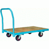 Hamilton® Platform Truck 36 x 72 Wood Deck - 6 x 2 Polylast™ Wheels 2000 Lb. Cap.