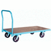 Hamilton® Platform Truck 30 x 60 Wood Deck - 8 x 2 Polylast™ Wheels 2000 Lb. Cap.