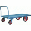 Hamilton® Steel Platform Truck 48 x 84 - Plastex Wheels 4000 Lb. Cap.