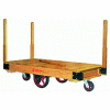 Hamilton® Tilt Truck 30 x 48 Solid Wood - Plastex Wheels 1500 Lb. Cap.