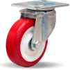 Hamilton® Hi-Lo Light Duty Swivel 4 x 1-3/8 Poly-Tech Ball 400 Lb. Caster
