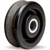 Hamilton® Plastex V-Groove Wheel 4 x 1-1/2 - 3/4" Roller Bearing