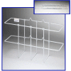 Horizon Mfg. White Collapsible Binder Rack, 3005, 13-1/4"L X 4-1/4"W X 8-1/4"H