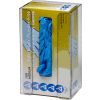 Horizon Mfg. Top Loading Plastic Glove Box Dispenser, Holds 1 Box, 9-1/2"H x 6"W x 4"D, Clear