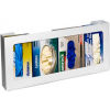 Horizon Mfg. Top Loading Plastic Horizontal Glove Dispenser, Holds 4 Boxes, 11&quot;H x 20&quot;W x 4&quot;D, White