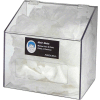Horizon Mfg. 1-Compartment Clear Hair Net/Beard Cover/Shoe Cover/Arm Protector Dispenser