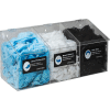 Horizon Mfg. 3-Compartment Clear Hair Net/Beard Cover/Shoe Cover/Arm Protector Dispenser