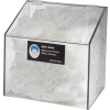 Horizon Mfg. 1-Compartment Clear Hair Net/Beard Cover/Shoe Cover/Arm Protector Dispenser (No Hole)
