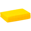 DustWorks® Yellow 1/4 Fold Treated Dust Cloth, 12" x 17", 40/Bag, N-DSHQPY