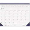 House of Doolittle 100% Recycled Academic Desk Pad Calendar, 18.5 x 13, 2021-2022
