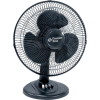 Comfort Zone® CZ121BK Oscillating Table Fan 3 Speed 12" Black