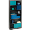 HON® Brigade Bookcases Brigade Steel Six-Shelf Bookcase 34-1/2W Black