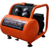 EMAX Portable Silent Air Electric Compressor 1.5 HP 5 Gal 5.29 CFM Dual Regulator