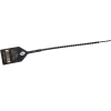Global Industrial Variable Length Plastic 9" Seal, Black, 100/Pack