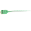 Global Industrial Variable Length Plastic 9" Seal, Pastel Green, 100/Pack