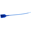 Global Industrial Variable Length, Plastic 12" Seal, Med Blue, 100/Pack