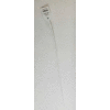 Global Industrial Variable Length, Plastic 15" Seal, White, 100/Pack