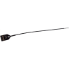 Global Industrial Variable Length, Plastic 15" Seal, Black, 100/Pack