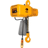 NER Dual Speed Electric Chain Hoist - 1/8 Ton, 10' Lift, 55/9 ft/min, 460V
