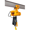 SNER Electric Chain Hoist w/ Push Trolley - 1/4 Ton, 15' Lift, 14 ft/min, 115V