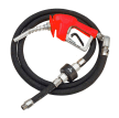 Husky XS Pressure Activated Unleaded Nozzle w/Waffle Splash Guard, 9'8" Wirebraid Whip Hose-10548-02