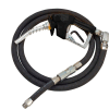 Husky XS Press Activated Unleaded Noz w/Waffle Splash Guard 3/4"x11'3" Hardwall Whip Hose - 10606-04