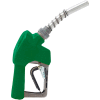 Husky X Unleaded Nozzle w/3-Notch Hold Open Clip & Full Grip Guard - 159404N-03
